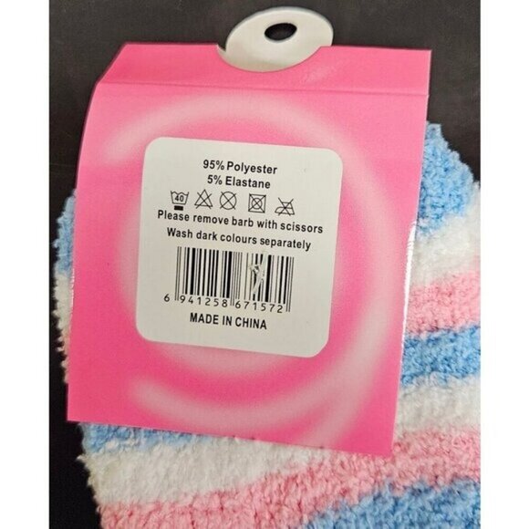 Women Non-Slip Grip Socks Super Soft Winter Cozy Slipper Sock Size 9-11 6 Pairs - Picture 2 of 2